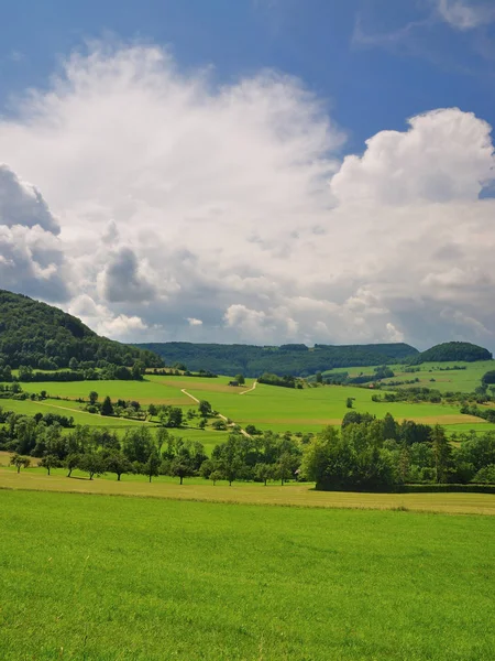 Vacker Utsikt Över Bergslandskapet Stockbild