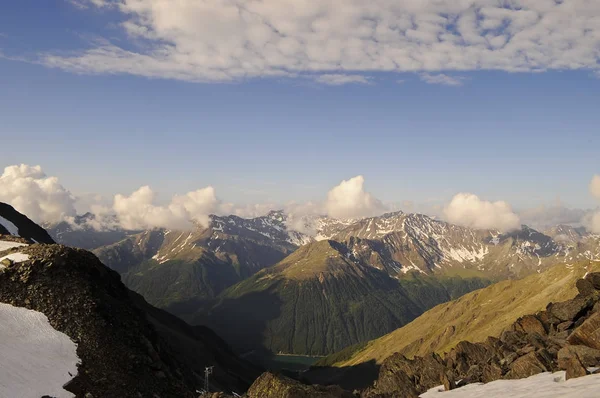 Panorama Dos Alpes — Fotografia de Stock