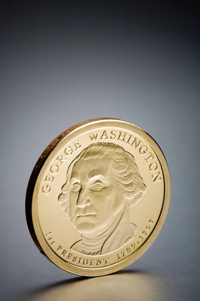 Amerikanische Dollarmünze George Washington — Stockfoto