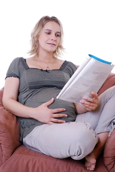 妊娠中の女性の撮影 妊産婦の概念 — ストック写真