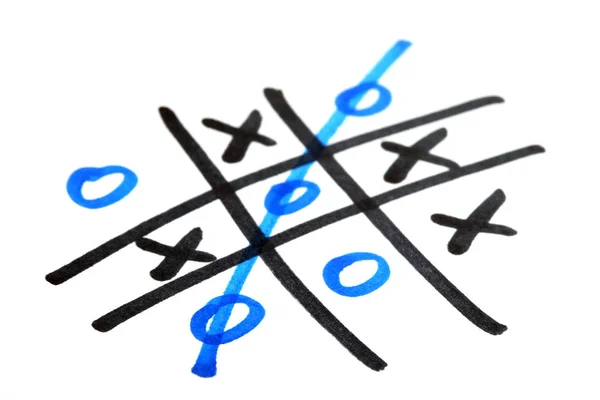 Στρατηγική Tic Tac Toe — Φωτογραφία Αρχείου