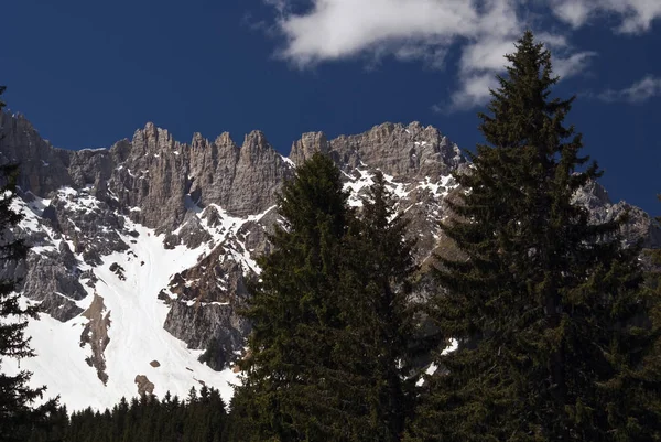 Malebný Pohled Majestátní Krajinu Dolomitů Itálie — Stock fotografie