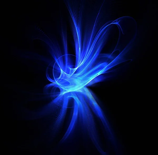 Abstract Blue Flames Background — Stock Photo, Image