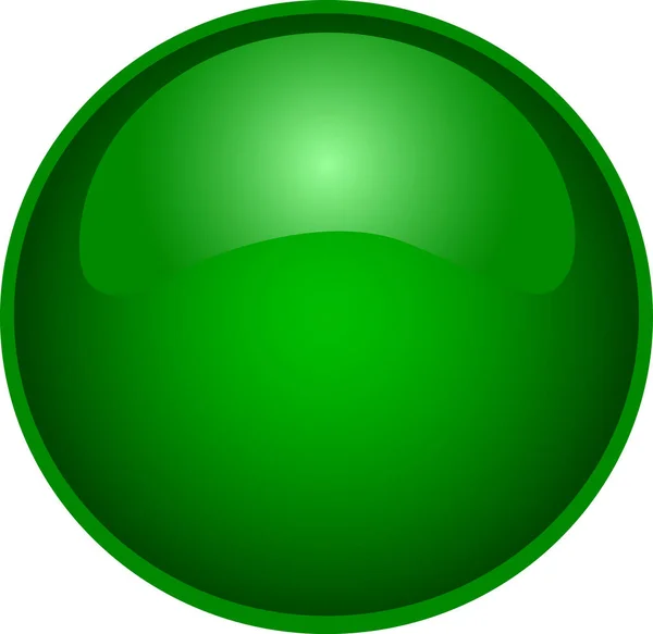 緑のボタンコピースペース — ストック写真