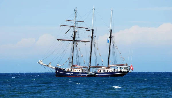 Szwajcarski Statek Młodzieżowy Kreutzt Morze Śródziemne Młodzieżą Lat — Zdjęcie stockowe