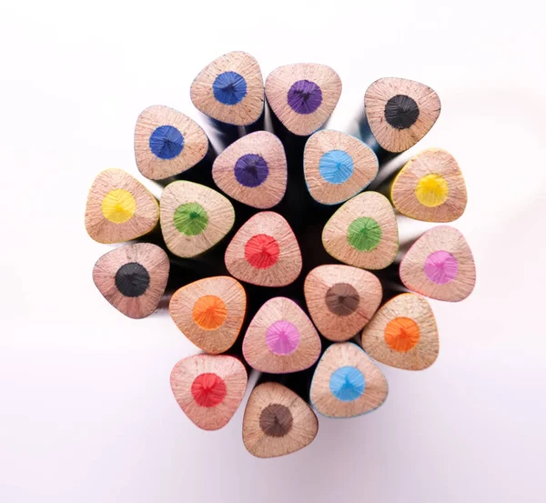 Bunch Colour Pencil — Stock fotografie