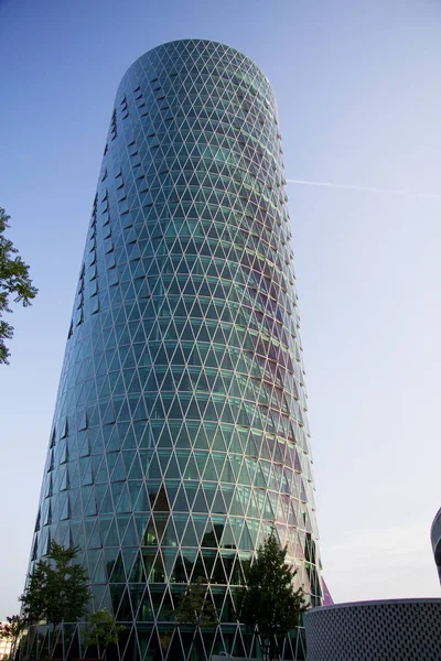 Ronde Skyskraper Frankfurt — Stockfoto