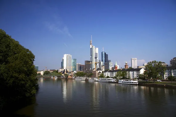 Frankfurt Nad Mohanem Panorama — Stock fotografie