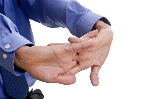 Closeup Hand Sign Gesture — Stock Photo, Image