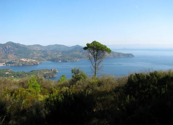 Vista Uma Bela Costa Marítima — Fotografia de Stock