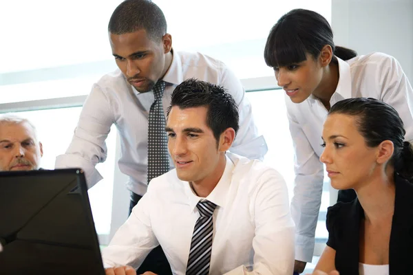 Business Team Working Together Office Stock Image