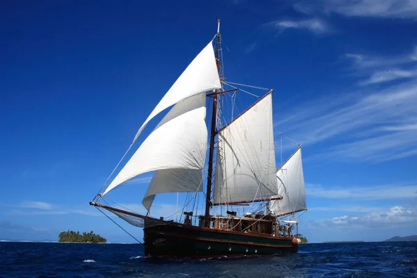 Malerischer Blick Auf Das Segelschiff — Stockfoto