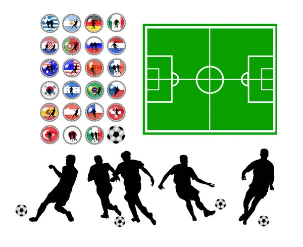 Illustration Set Different Kinds Sports — Stock Photo, Image