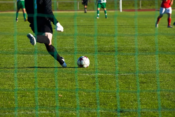 Vista Panorámica Del Concepto Fútbol Deportivo — Foto de Stock