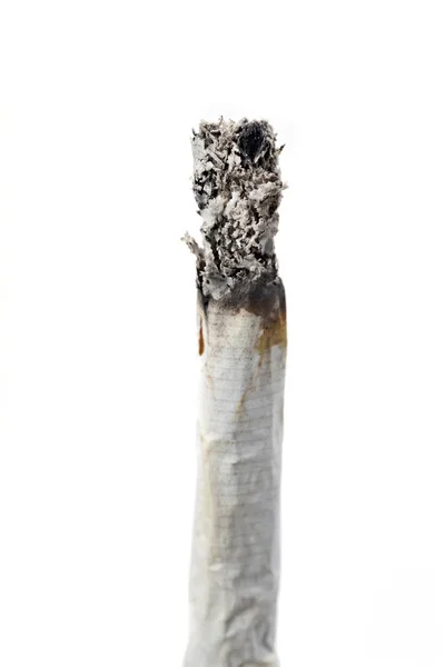 Sarılmış Sigara Beyaza Izole Edilmiş — Stok fotoğraf