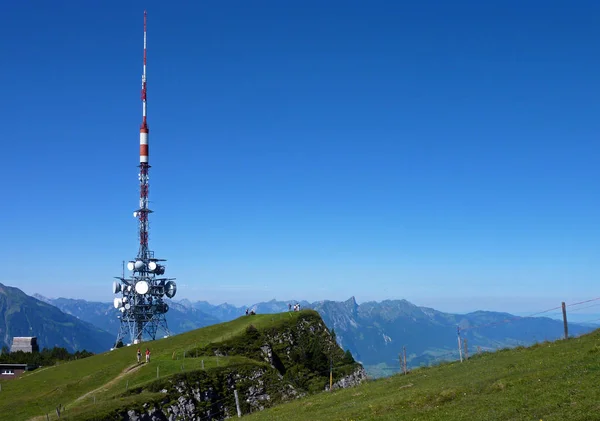 Vue Panoramique Sur Paysage Alpin Majestueux — Photo