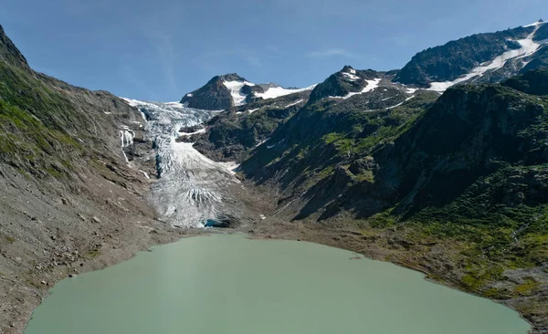Vista Panorâmica Paisagem Majestosa Dos Alpes — Fotografia de Stock