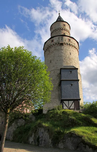 Heks Toren Het Kasteel Van Idstein — Stockfoto