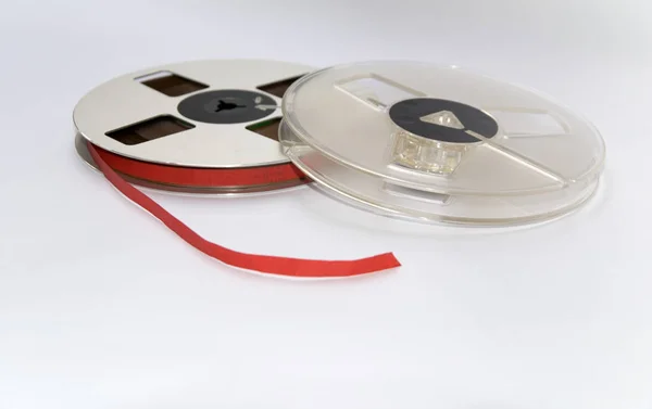 Image Computer Red Tape — Stock Photo, Image