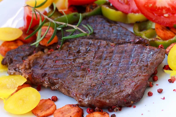 Costoletta Bistecca Con Paprica — Foto Stock