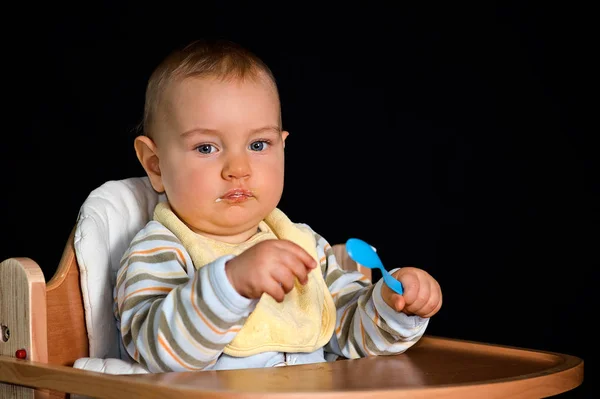 Vista Panorámica Del Niño Pequeño Lindo — Foto de Stock