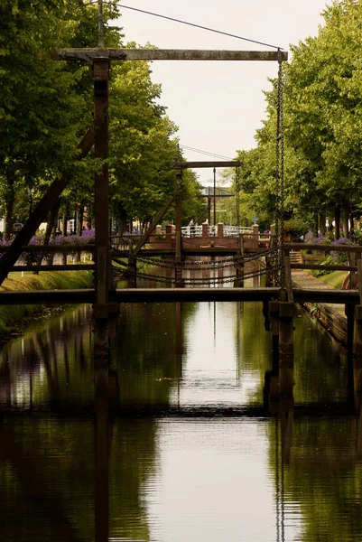 Νερά Moor Του Papenburg — Φωτογραφία Αρχείου