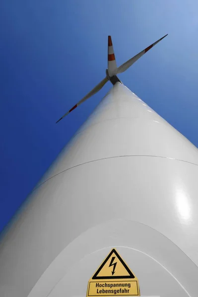 Вітрова Енергетична Турбіна Вітрова Енергія — стокове фото