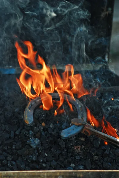 Ferro Fogo — Fotografia de Stock