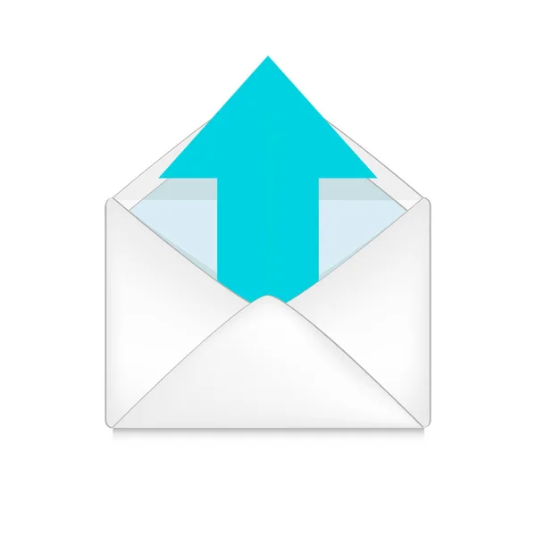 Vector Illustration Mail Icon — Stock Photo, Image