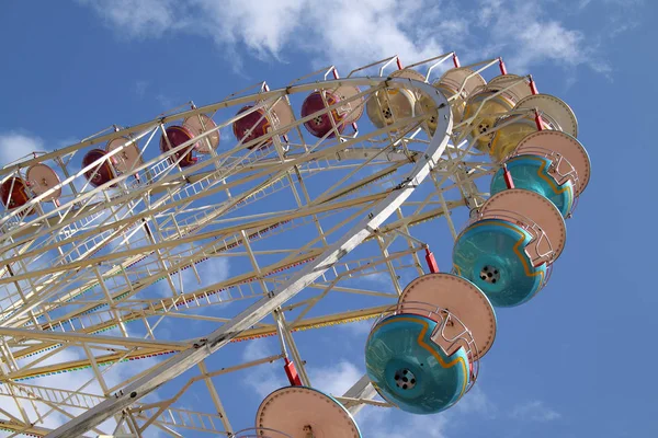 Carrusel Rueda Del Ferris Parque Atracciones — Foto de Stock