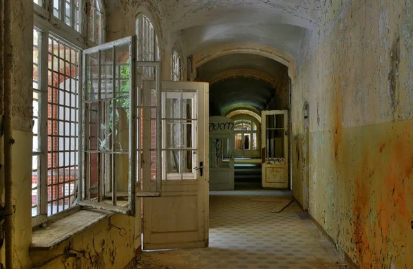 Intérieur Vieux Bâtiment Abandonné — Photo