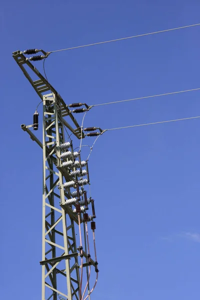 Power Poles High Voltage — Stock Photo, Image