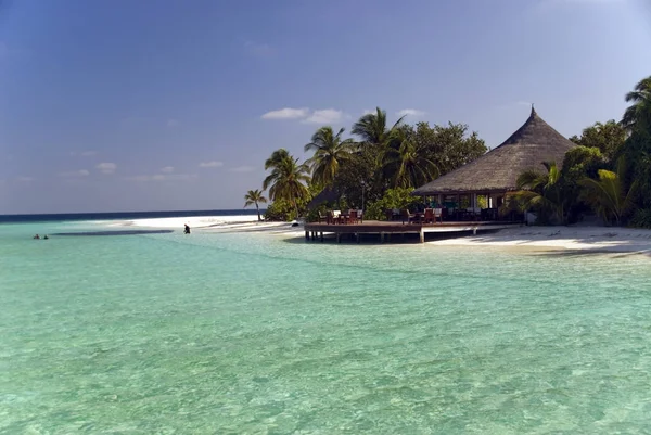 Ostrov Makunudu Maledivách — Stock fotografie