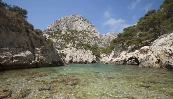 Calanque Sugiton Marseille Provence — стокове фото