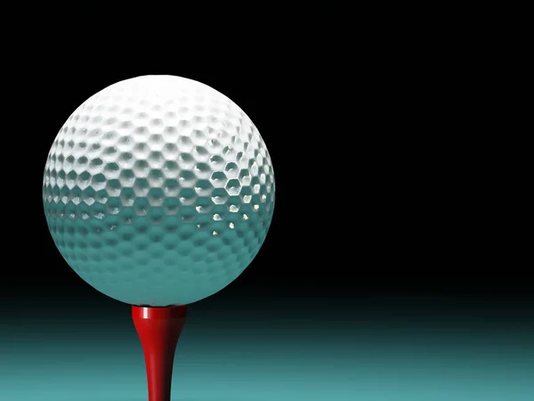 Golf Ball Mező Sport Játék — Stock Fotó