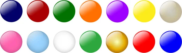 Botões Plástico Colorido Ilustração Gráfica — Fotografia de Stock
