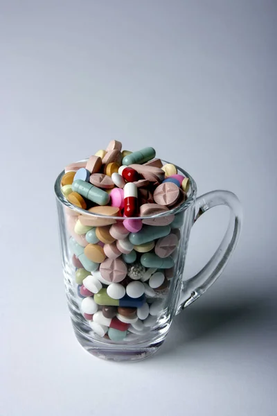 Píldoras Medicina Farmacia Reforma Salud Atención — Foto de Stock