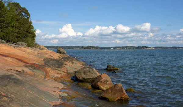 Île Est Située Face Turku Est Île Excursion Pour Ville — Photo