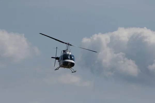 Helikopter Repülőgép Légi Közlekedés — Stock Fotó