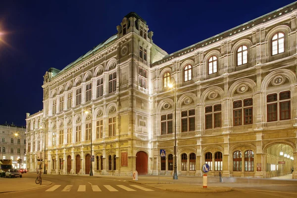 Vienna Στη Νυχτερινή Κρατική Όπερα — Φωτογραφία Αρχείου