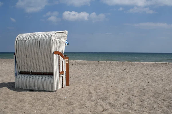 Strandkorb Der Ostsee — Stockfoto