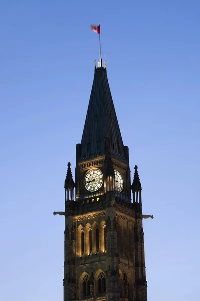 Peace Tower Ottawa Ontario Canada — Stock Photo, Image