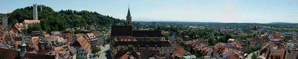 Panorama Ravensburg Vista Desde Blaserturm Sur — Foto de Stock