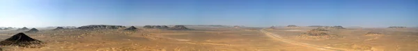 Una Fotografía Panorámica Del Desierto Negro Egipto —  Fotos de Stock