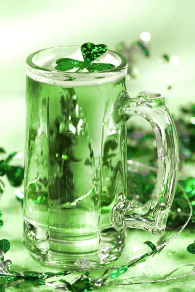 Mug Green Beer Patick Day Festivities Green Tone — Stock Photo, Image