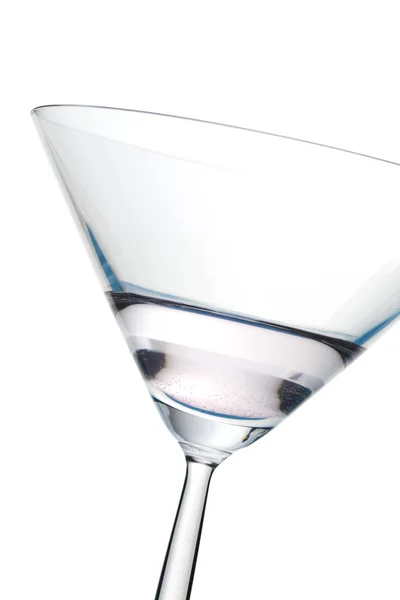 Großaufnahme Eines Cocktails Vor Weißem Hintergrund — Stockfoto
