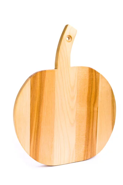 Apple Made Light Wood White Background — Stock Photo, Image