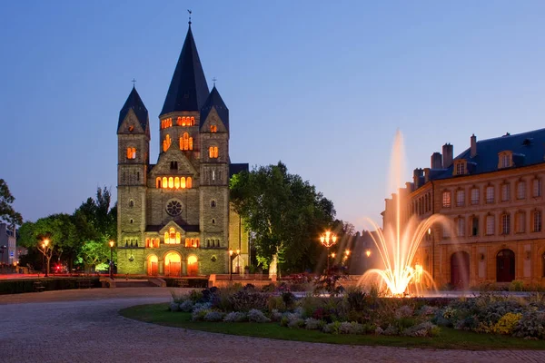 Temple Neuf Place Comedie Metz — Stock Photo, Image