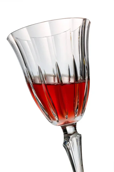 Izolowany Klasyczny Kieliszek Czerwonego Wina Białym Tle — Zdjęcie stockowe
