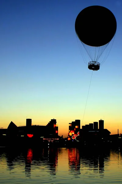 Hőlégballon Légi Közlekedés — Stock Fotó